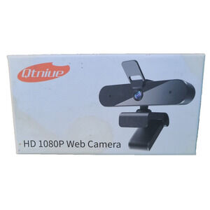 1080P Web Camera, 30FPS Webcam w/ Microphone, Qtniue USB Webcam Desktop